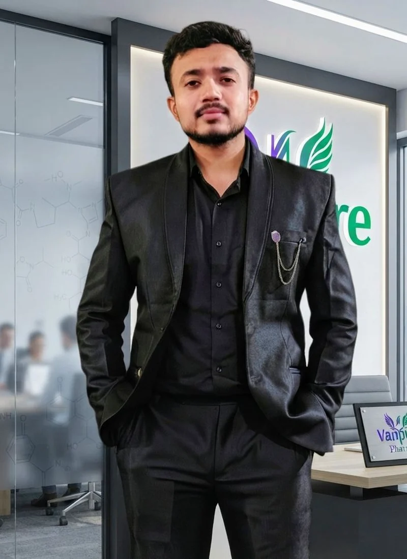 Vansh Choudhary, Founder and Owner of Vanpure Pharma